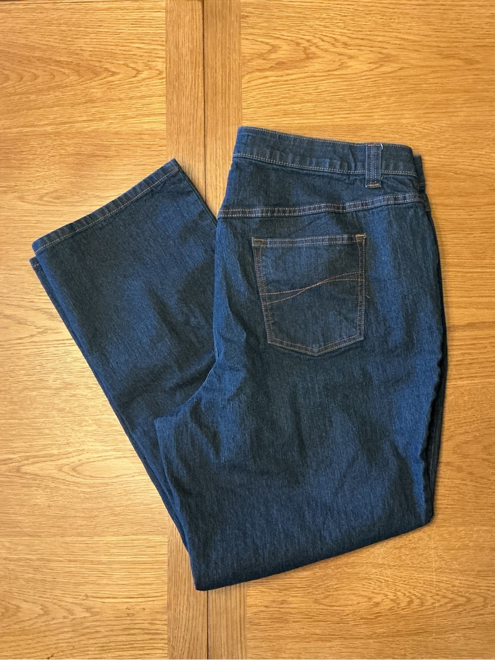 Catherines Dark Blue Straight Jeans